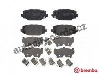 Sada brzdových destiček BREMBO P11032