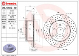 Brzdový kotouč BREMBO 09.5182.10 - FERRARI