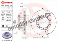 Brzdový kotouč BREMBO 09.8129.20