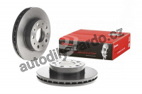 Brzdový kotouč BREMBO 09.D018.11 - CITROËN, FIAT, PEUGEOT