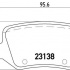 Sada brzdových destiček BREMBO P50058 - MERCEDES-BENZ