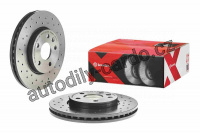 Brzdový kotouč BREMBO 09.B355.1X - CHEVROLET, OPEL