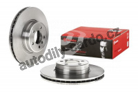 Brzdový kotouč BREMBO 09.8555.20 - LAND ROVER