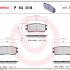 Sada brzdových destiček BREMBO P54018 - MITSUBISHI