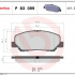 Sada brzdových destiček BREMBO P83099