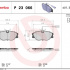 Sada brzdových destiček BREMBO P23066 - FIAT, LANCIA