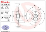 Brzdový kotouč BREMBO 08.A826.17