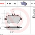 Sada brzdových destiček BREMBO P50140 - INFINITI, MERCEDES-BENZ