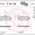 Sada brzdových destiček BREMBO P50132 - MERCEDES-BENZ