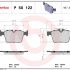 Sada brzdových destiček BREMBO P50122 - MERCEDES-BENZ