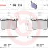 Sada brzdových destiček BREMBO P50111 - MERCEDES-BENZ