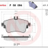 Sada brzdových destiček BREMBO P50094X - MERCEDES-BENZ