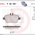 Sada brzdových destiček BREMBO P50091X - MERCEDES-BENZ