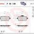 Sada brzdových destiček BREMBO P50100 - MERCEDES-BENZ