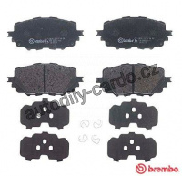 Sada brzdových destiček BREMBO P49054 - FIAT, MAZDA