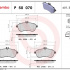 Sada brzdových destiček BREMBO P50070 - MERCEDES-BENZ