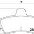 Sada brzdových destiček BREMBO P24070 - FORD