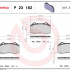 Sada brzdových destiček BREMBO P23182 - ABARTH, FIAT