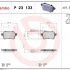 Sada brzdových destiček BREMBO P23133X - ALFA ROMEO, DODGE