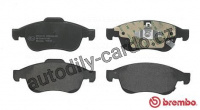 Sada brzdových destiček BREMBO P23165 - FIAT, JEEP