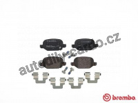 Sada brzdových destiček BREMBO P23151 - FIAT