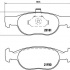 Sada brzdových destiček BREMBO P23125 - FIAT, LANCIA