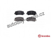 Sada brzdových destiček BREMBO P23008 - LANCIA