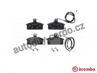 Sada brzdových destiček BREMBO P23019 - LANCIA, SEAT