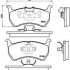 Sada brzdových destiček BREMBO P49004 - MAZDA