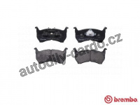 Sada brzdových destiček BREMBO P49004 - MAZDA