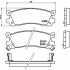 Sada brzdových destiček BREMBO P49025 - MAZDA