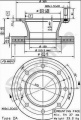 Brzdový kotouč BREMBO 09.7929.40 - IVECO