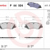 Sada brzdových destiček BREMBO P44024 - LAND ROVER