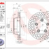 Brzdový kotouč BREMBO 09.6665.11