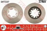 Brzdový kotouč TRW DF7237 - MAZDA B-SERIA 98-