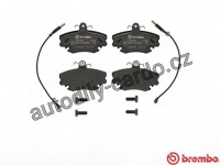 Sada brzdových destiček BREMBO P68008 - DACIA, PEUGEOT, RENAULT