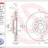 Brzdový kotouč BREMBO 09.8689.11 - AUDI