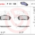 Sada brzdových destiček BREMBO P61120 - PEUGEOT