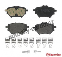 Sada brzdových destiček BREMBO P61122 - CITROËN, OPEL, PEUGEOT