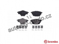 Sada brzdových destiček BREMBO P61124 - CITROËN, DS, OPEL, PEUGEOT