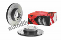 Brzdový kotouč BREMBO 09.B337.2X - BMW