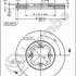 Brzdový kotouč BREMBO 09.5947.10 - NISSAN