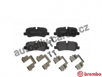 Sada brzdových destiček BREMBO P44019 - LAND ROVER