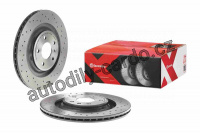 Brzdový kotouč BREMBO 09.B040.1X - AUDI