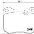 Sada brzdových destiček BREMBO P65002 - PORSCHE