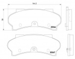 Sada brzdových destiček BREMBO P61033 - PEUGEOT