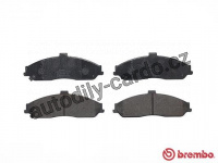 Sada brzdových destiček BREMBO P10052 - CADILLAC, CHEVROLET