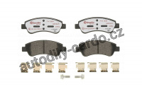 Sada brzdových destiček BREMBO P61066X - CITROËN, DS, OPEL, PEUGEOT