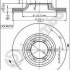 Brzdový kotouč BREMBO 09.5633.10 - MITSUBISHI