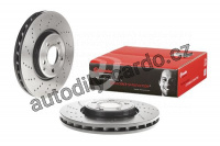 Brzdový kotouč BREMBO 09.B742.51 - MERCEDES-BENZ